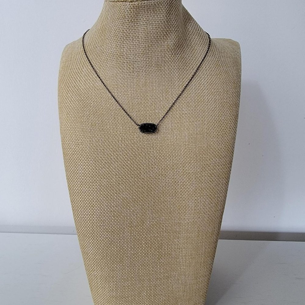 Kendra Scott Elisa Necklace in Black